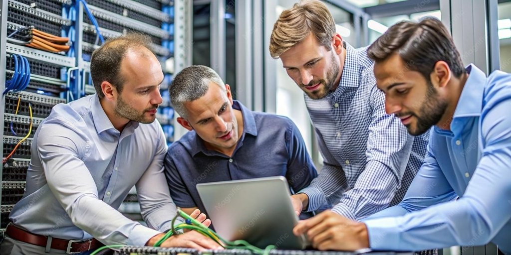 Shree Sai Info Tech - Server Team Working